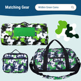 Green Camo 15 Inch Backpack
