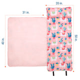 Llamas and Cactus Pink Original Nap Mat