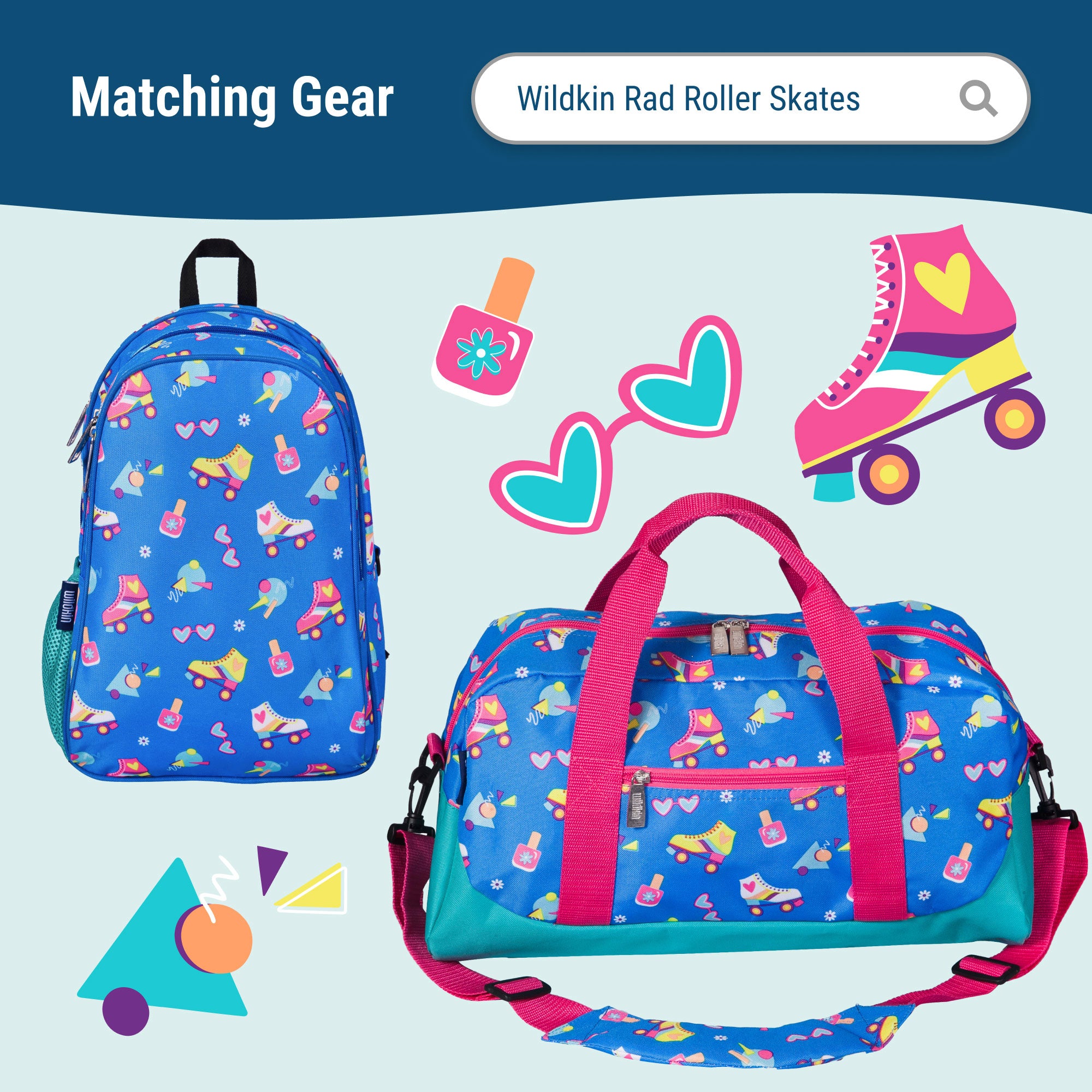 Rad Roller Skates Lunch Bag