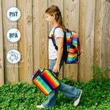 Rainbow Stripe ECO rPET Next Gen Backpack - 17 Inch / 18L