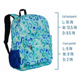 Confetti Blue 16 Inch Backpack