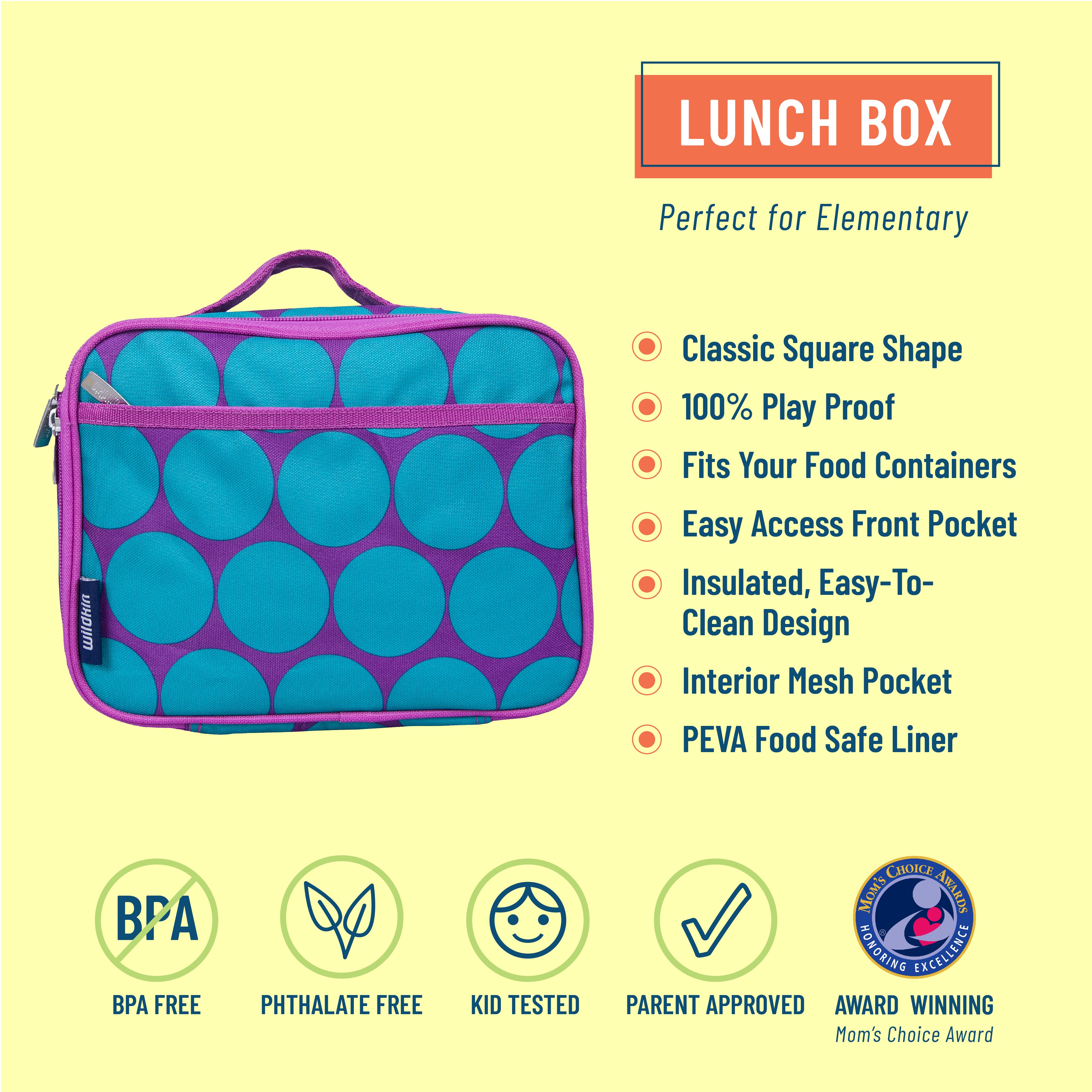 Big Dot Aqua Lunch Box