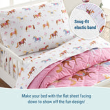 Horses 100% Cotton Sheet Set - Toddler