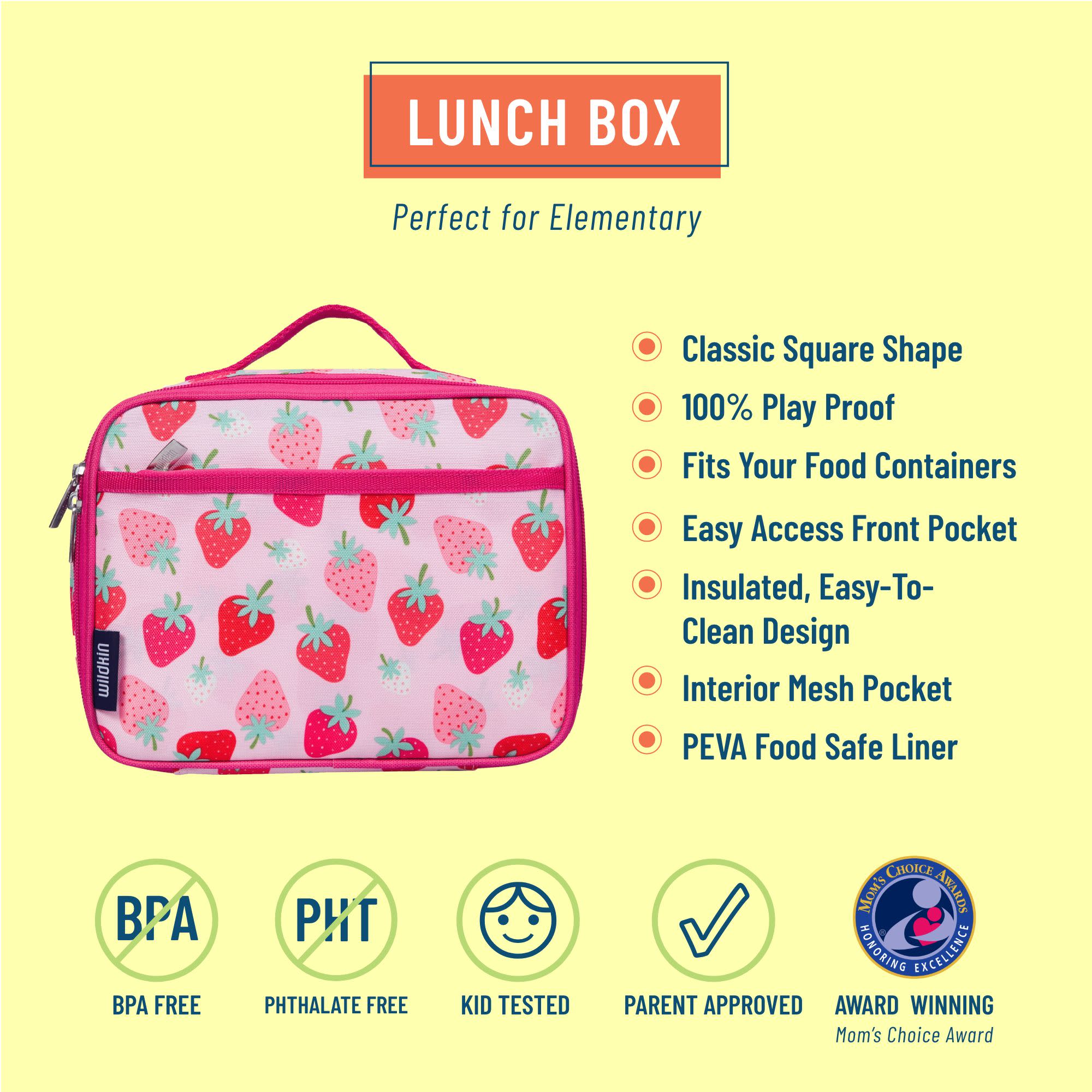 Wildkin Rainbow Hearts Lunch Box