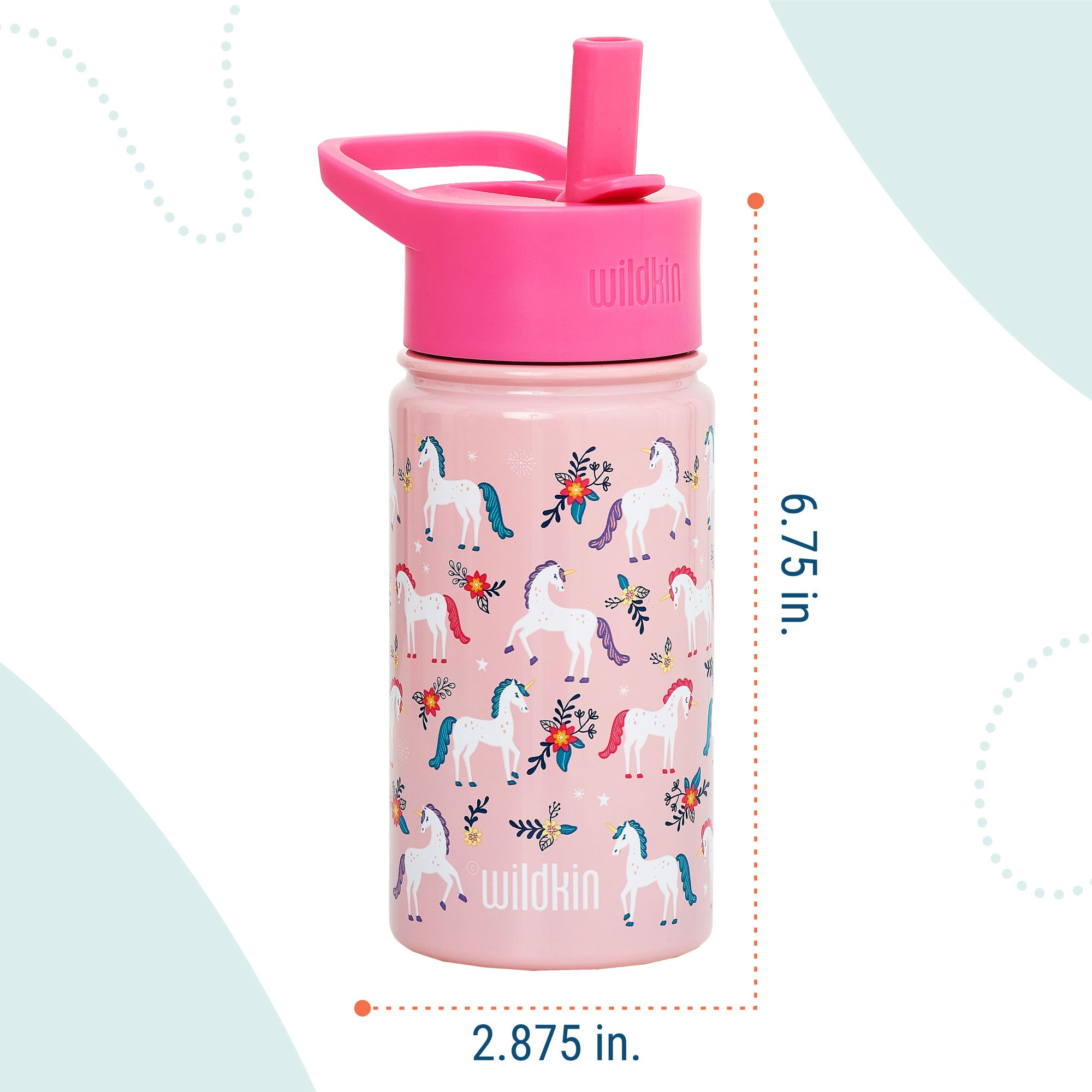 Magical Unicorns Steel Water Bottle