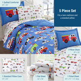 Heroes 5 pc Microfiber Bed in a Bag - Twin