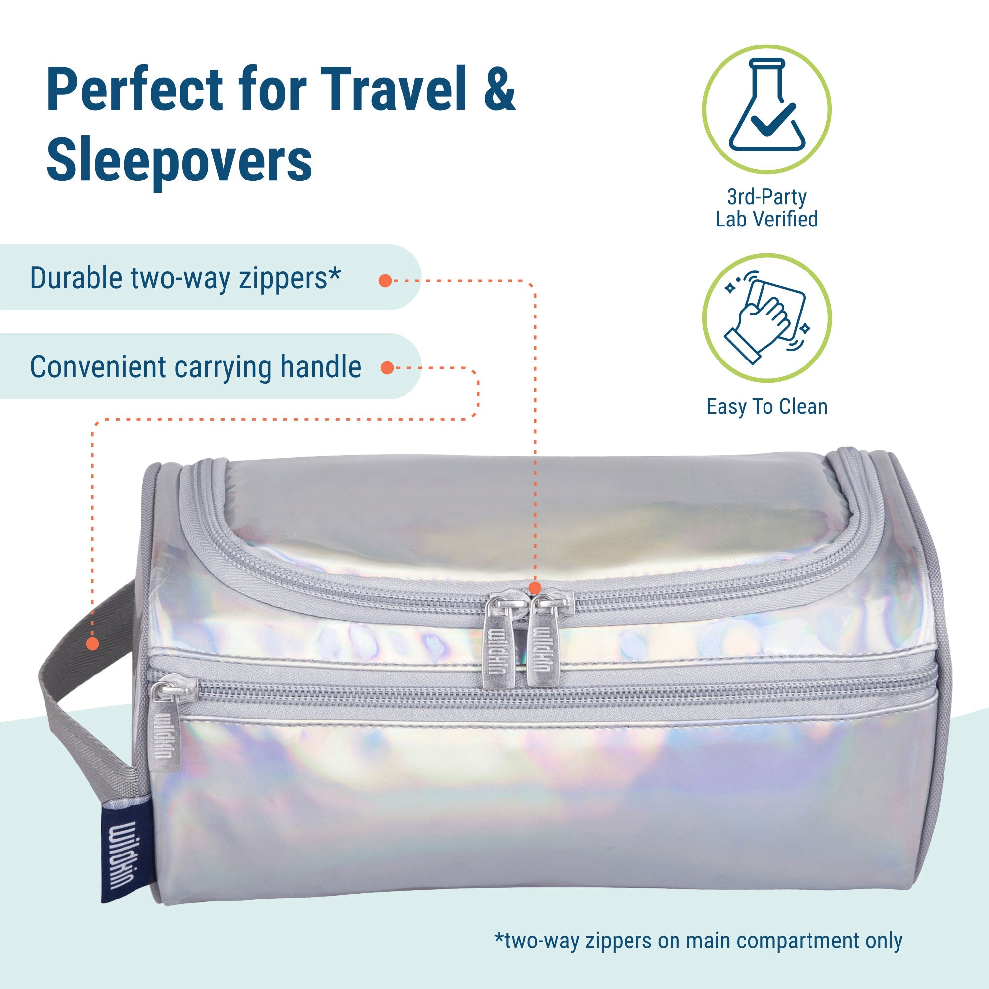 Holographic Toiletry Bag