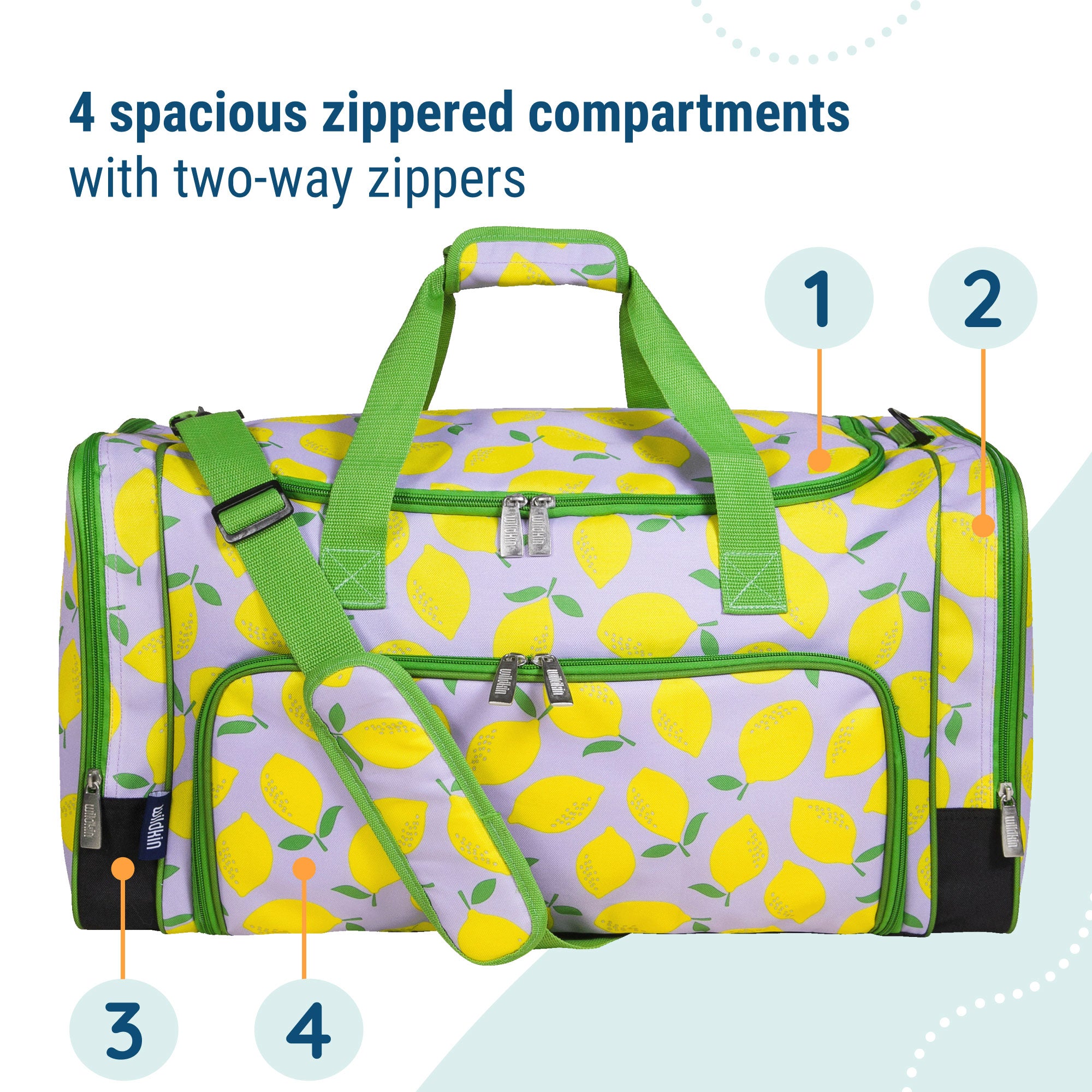 Lilac Lemonade Weekender Duffel Bag