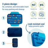 Transportation Reusable Food Container Bento Box