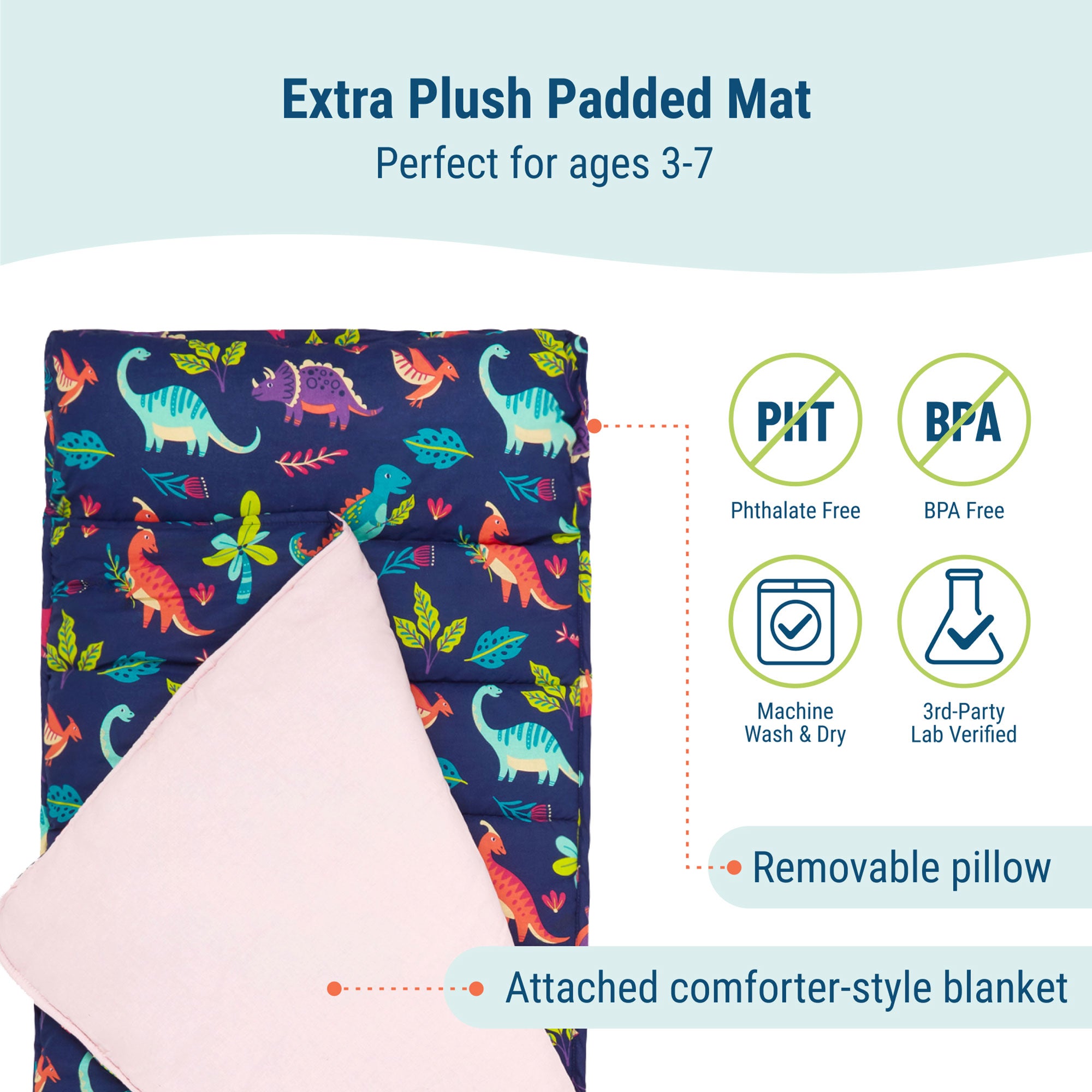 Darling Dinosaurs Original Nap Mat