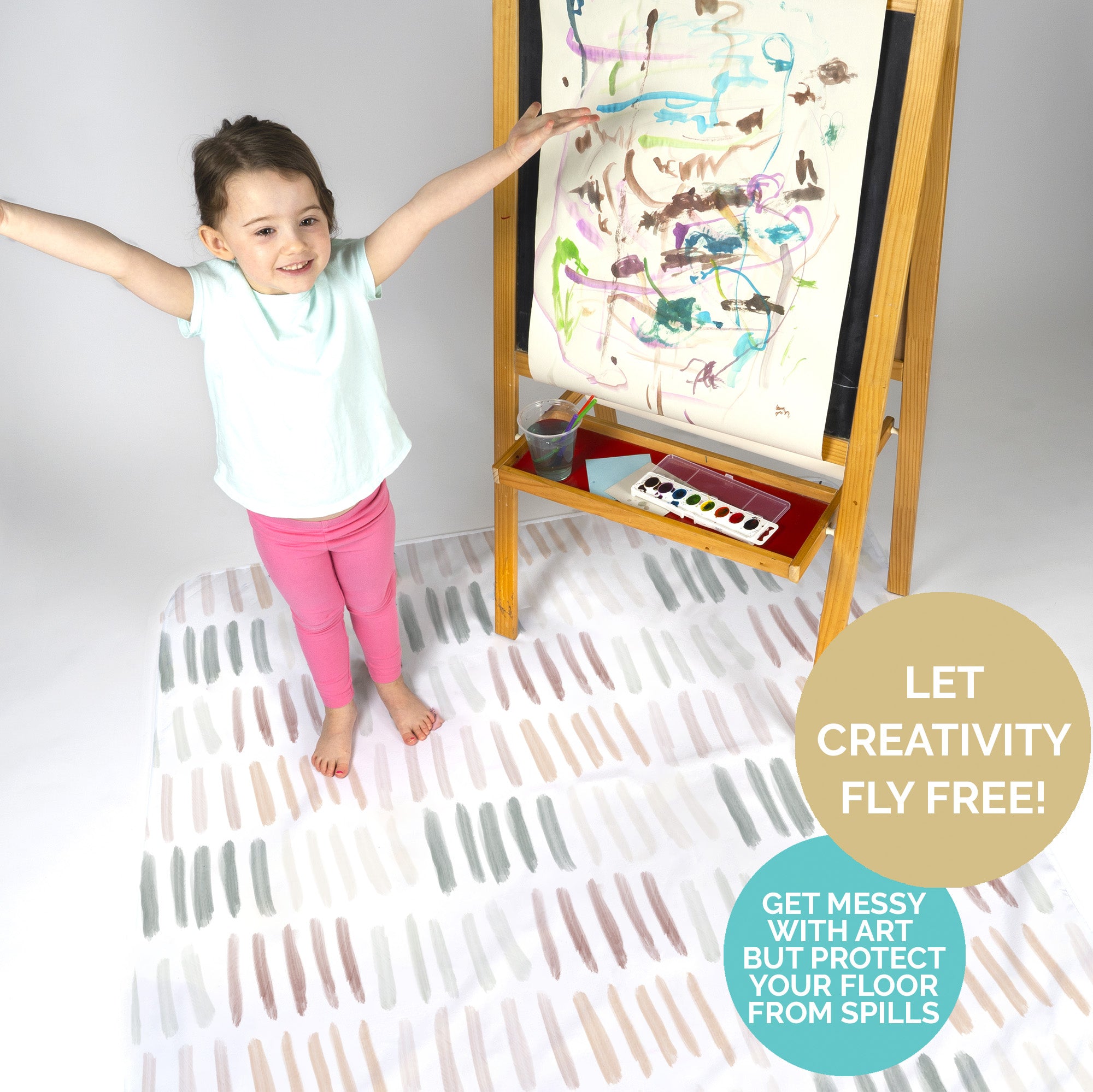 Baby Splat Mat - Dashes