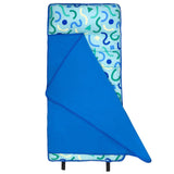 Confetti Blue Microfiber Toddler Nap Mat