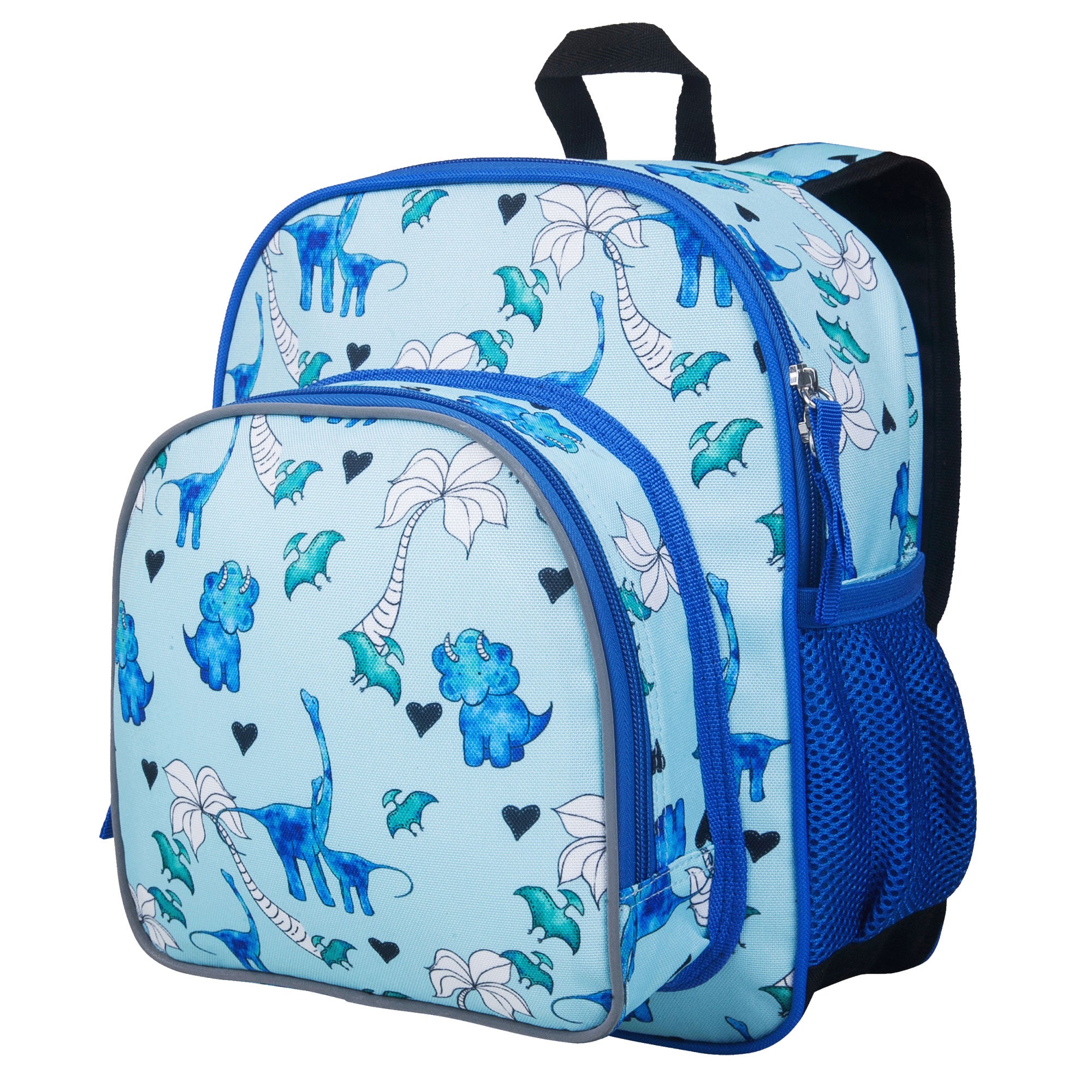 Blue Dino 12 Inch Backpack