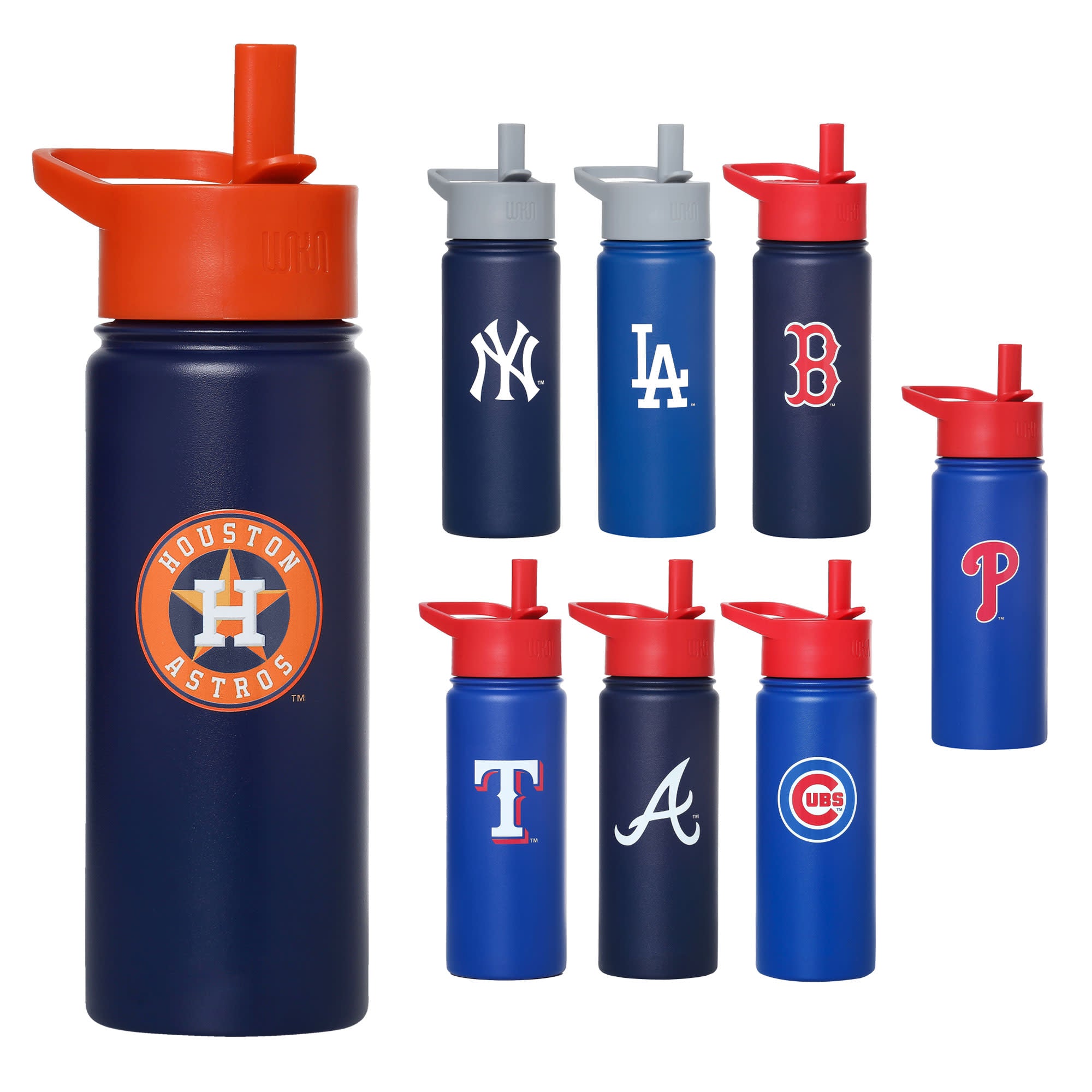 Houston Astros™ 18 oz Steel Water Bottle