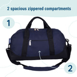 Whale Blue Overnighter Duffel Bag