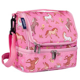 Wild Horses Two Compartment Lunch Bag