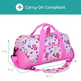 Pink Dino Overnighter Duffel Bag