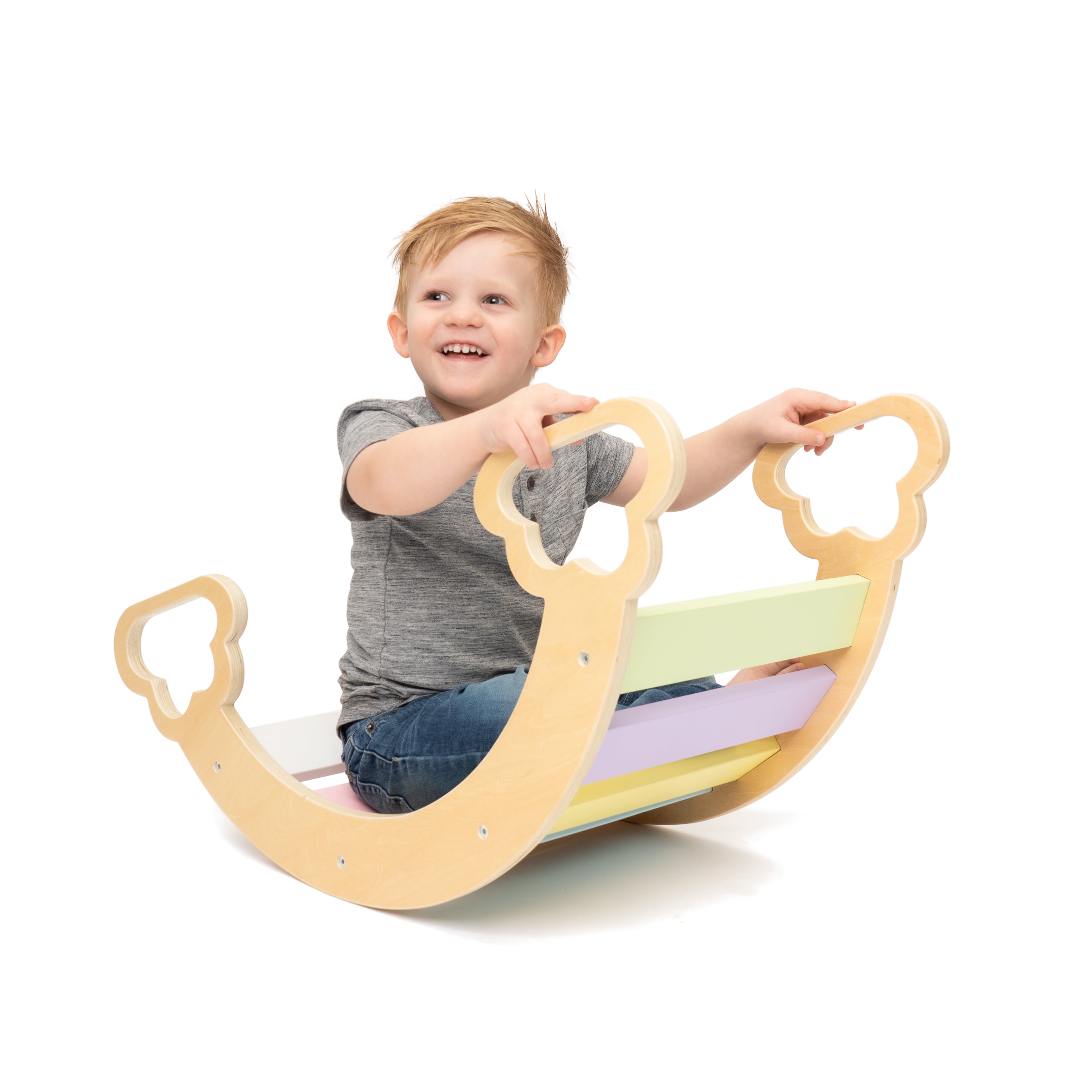 Wooden Arch Climber - Pastel Colors