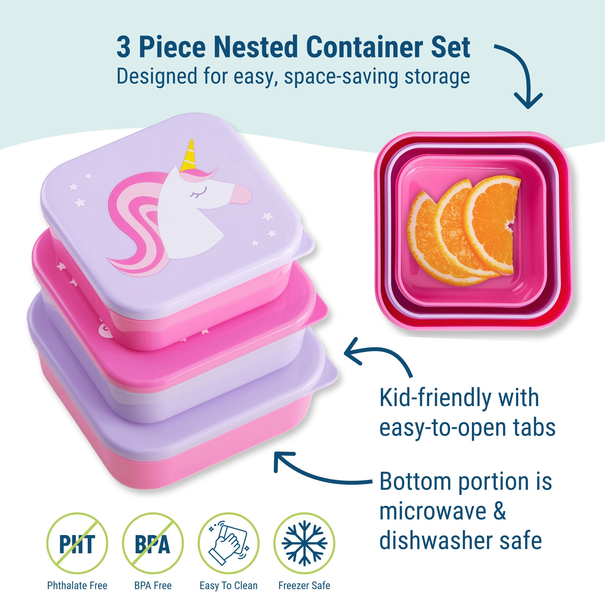 Nested Snack Containers