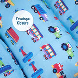 Trains, Planes & Trucks Microfiber Pillow Lounger