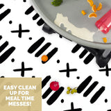 Baby Splat Mat - Black & White