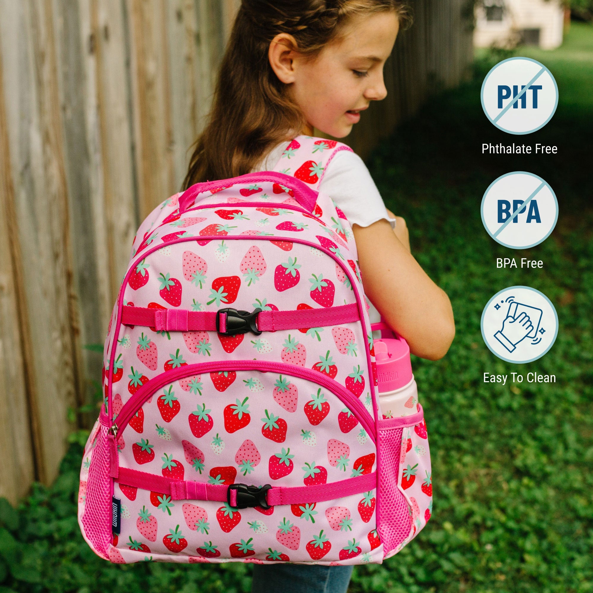 Strawberry Patch ECO rPET Next Gen Backpack - 17 Inch / 18L