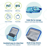 Confetti Blue Lunch Bag