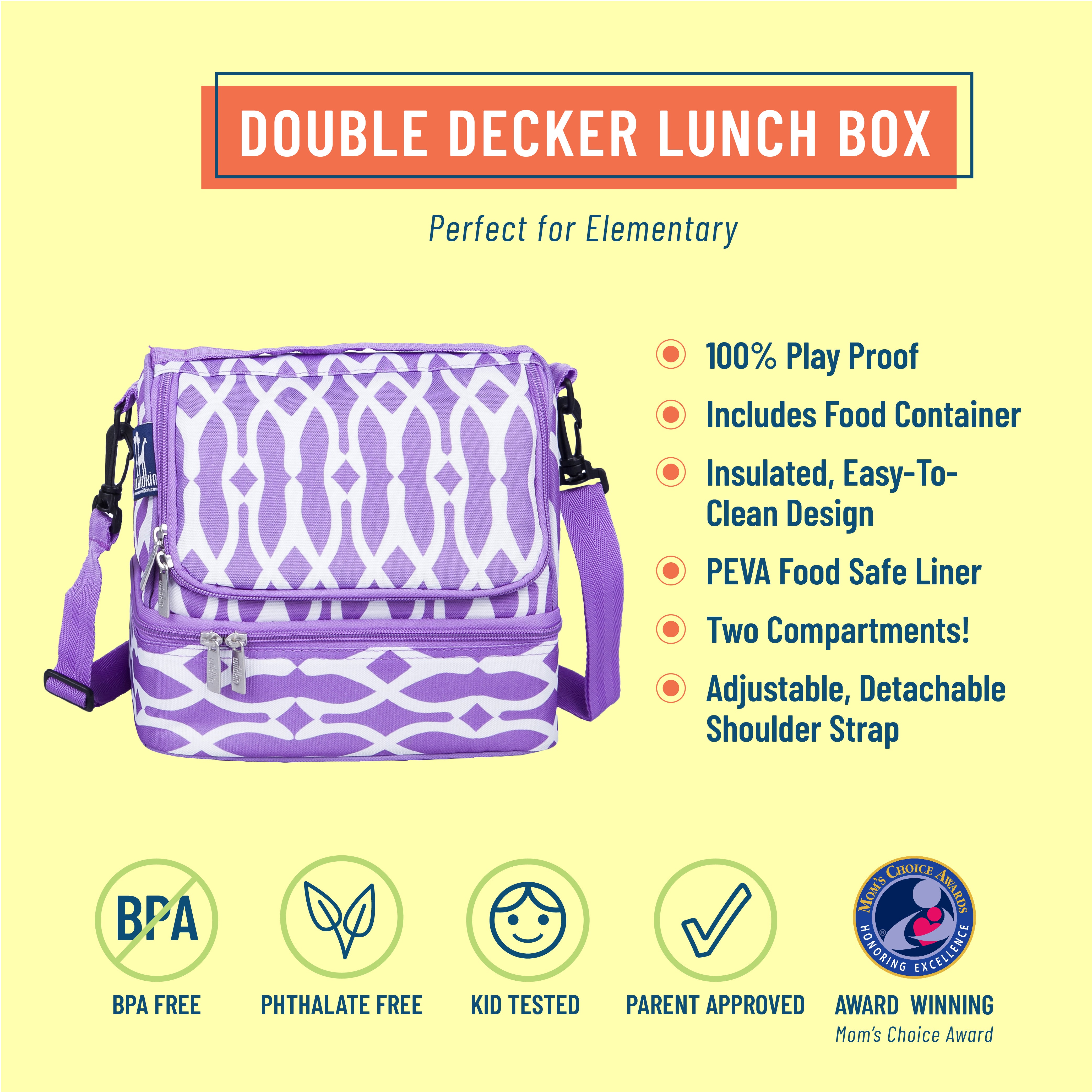 Wishbone Two Compartment Lunch Bag