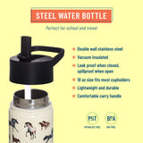 Horse Dreams 18 oz Steel Water Bottle