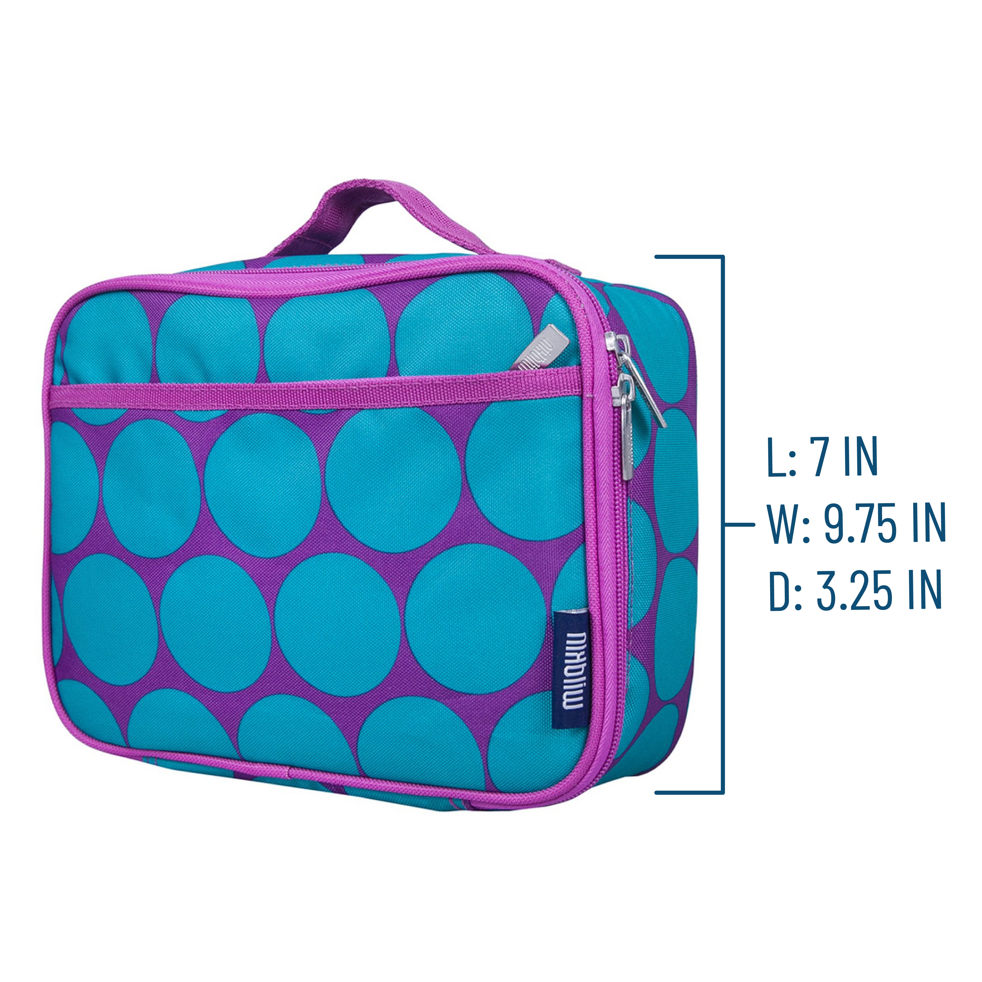 Big Dot Aqua Lunch Box