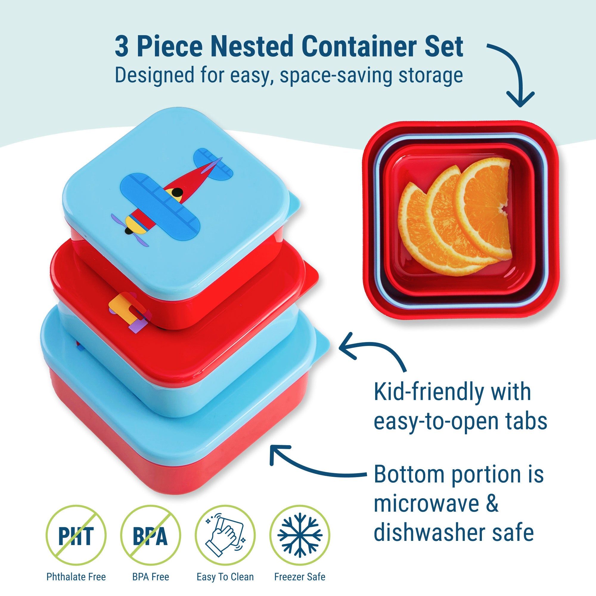 Nested Snack Containers