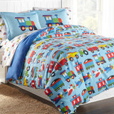 Trains, Planes & Trucks 100% Cotton Duvet Cover - Full