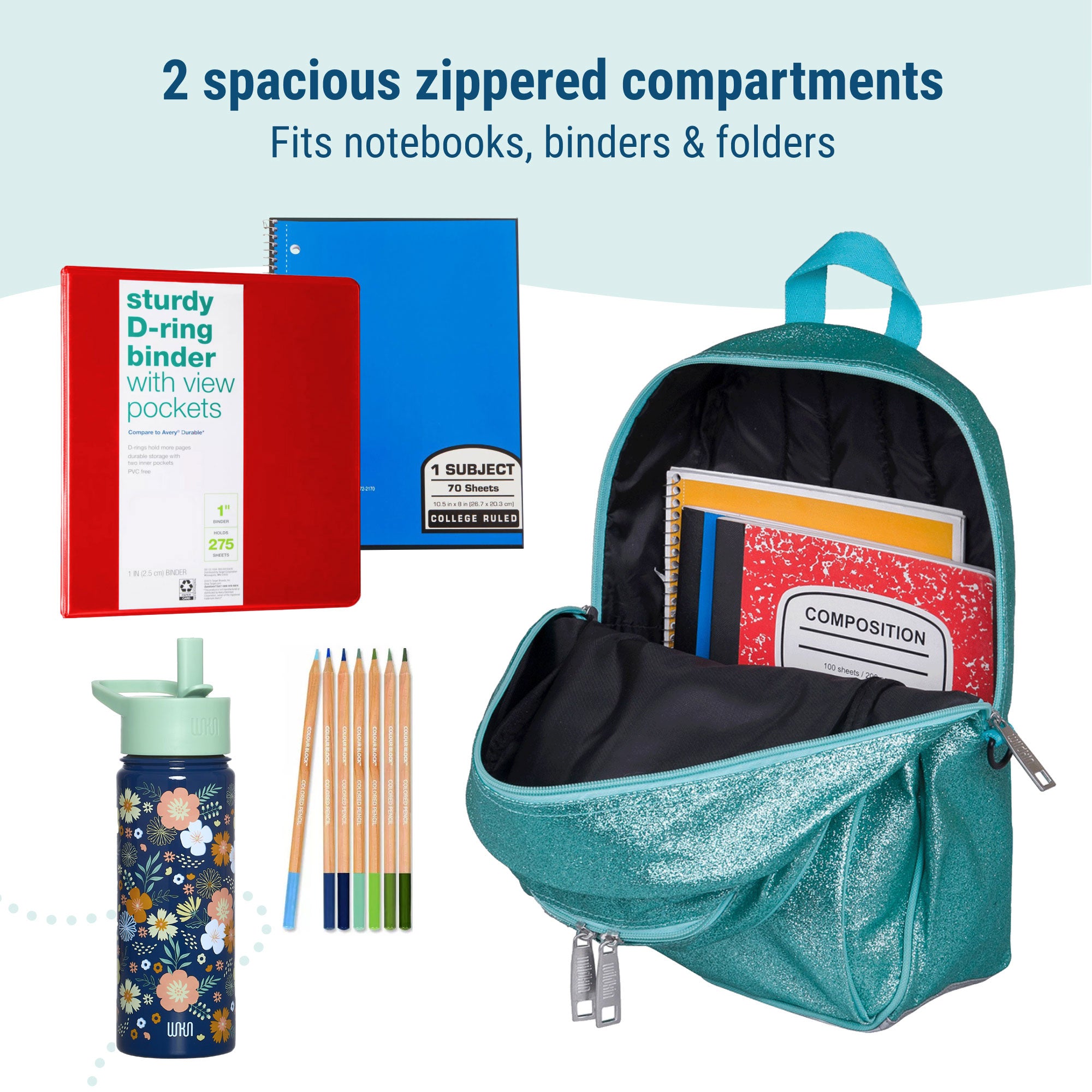 15 Inch Backpack - Girls