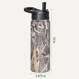 Mossy Oak Shadow Grass Habitat 22 oz Stainless Steel Water Bottle