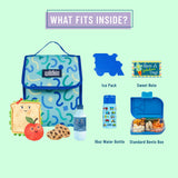 Confetti Blue Lunch Bag