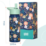 Wildflower Bloom 18 oz Steel Water Bottle