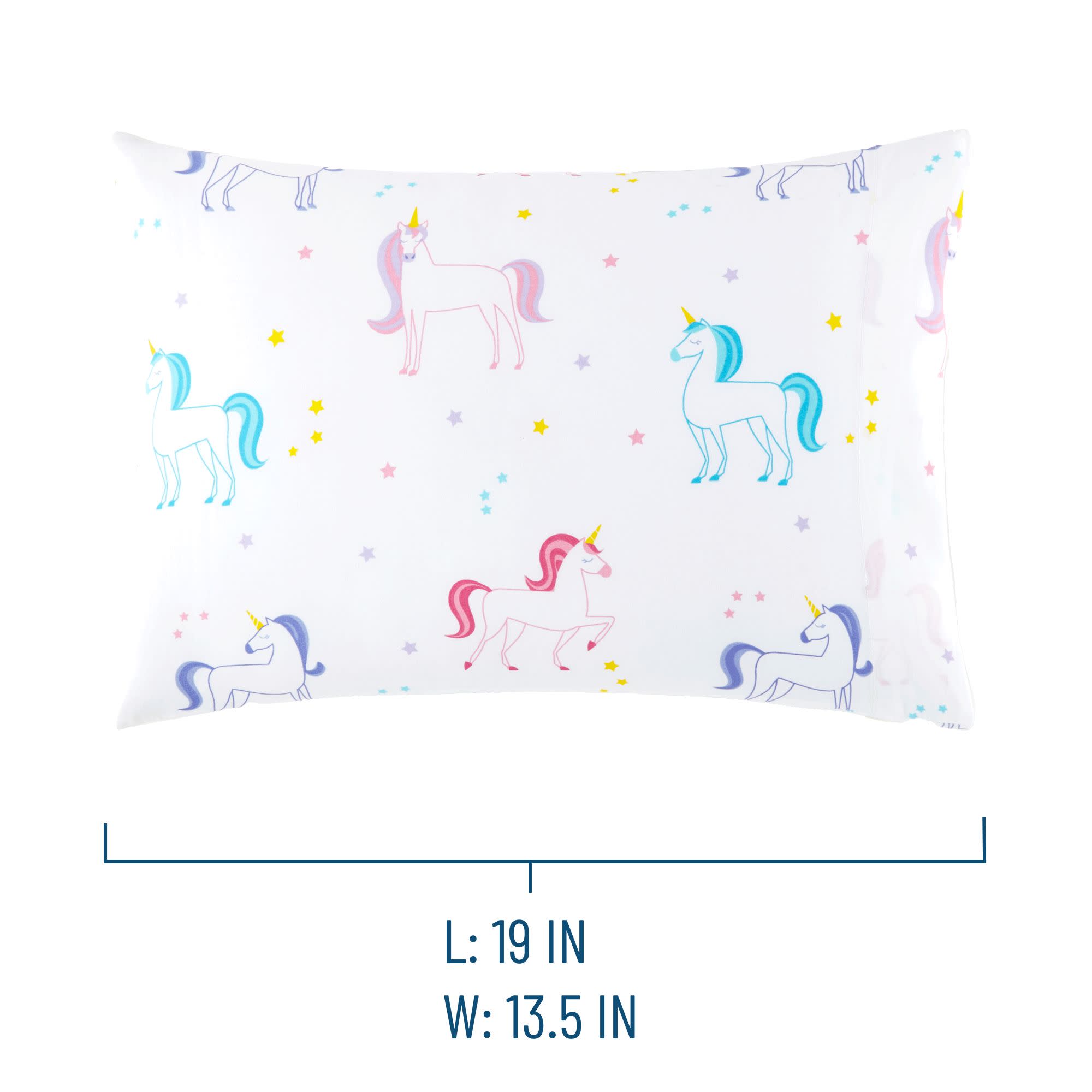 Unicorn 100% Cotton Hypoallergenic Pillowcase - Toddler