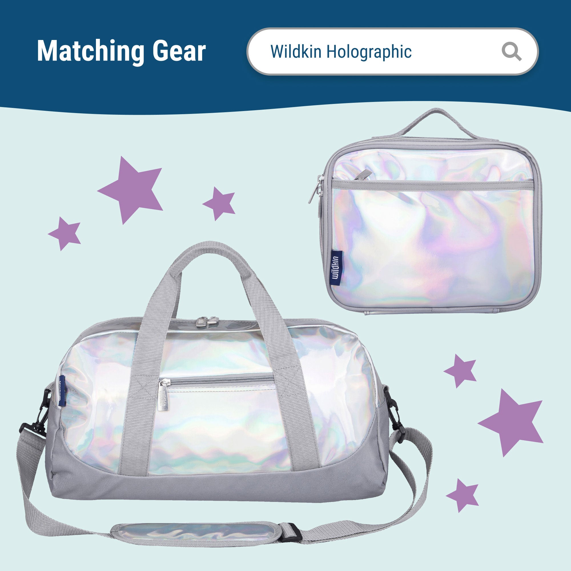 Holographic 15 Inch Backpack