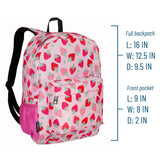 Strawberry Patch 16 Inch Backpack