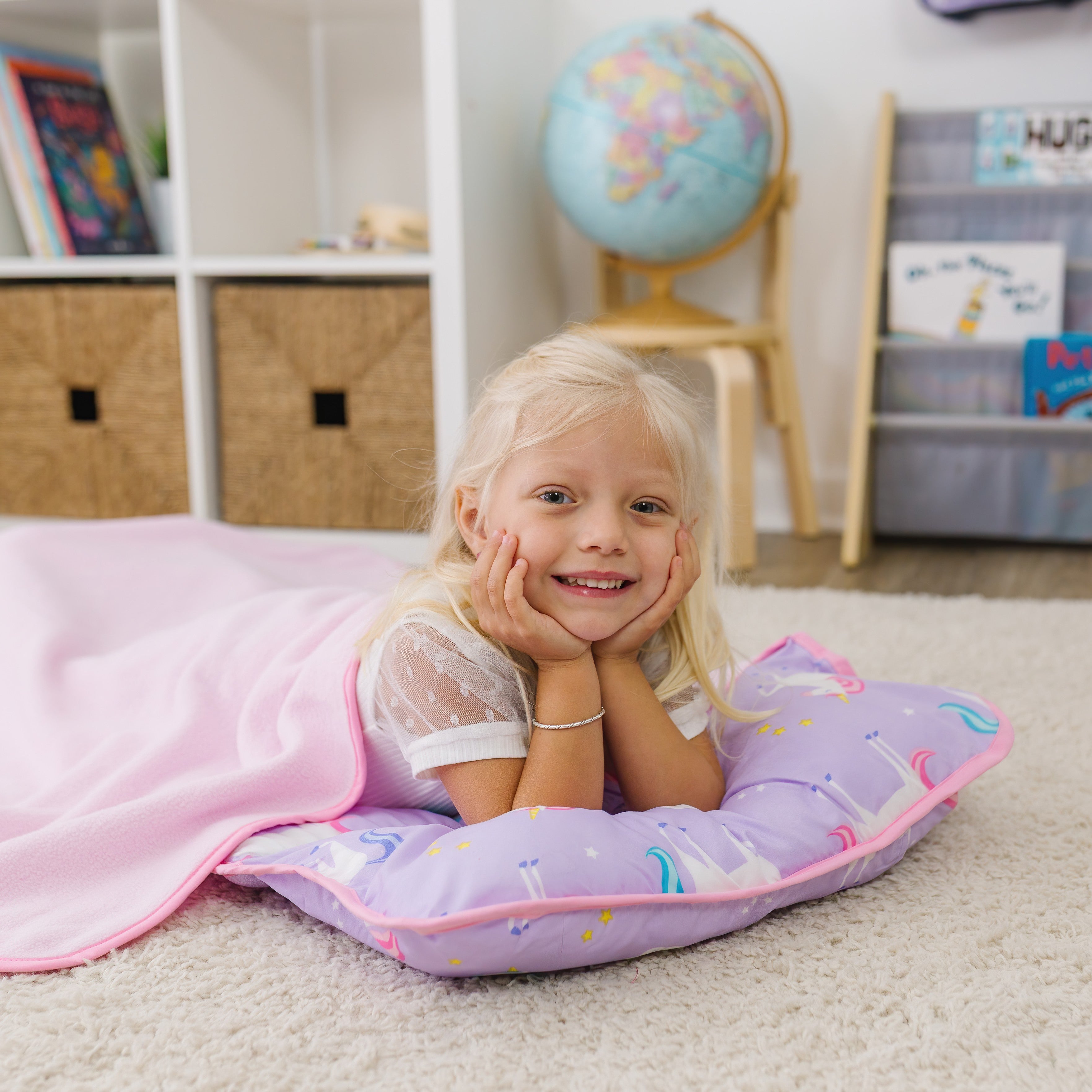 Unicorn Microfiber Toddler Nap Mat