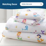 Mermaids Microfiber Fitted Crib Sheet