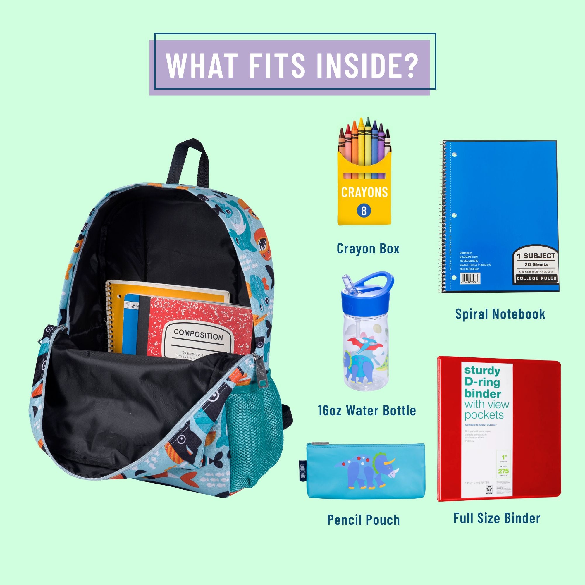 Big Fish 16 Inch Backpack