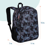 Black Camo 15 Inch Backpack