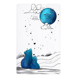 Fitted Mini Crib Sheet - Blue Bear