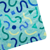 Confetti Blue Plush Baby Blanket