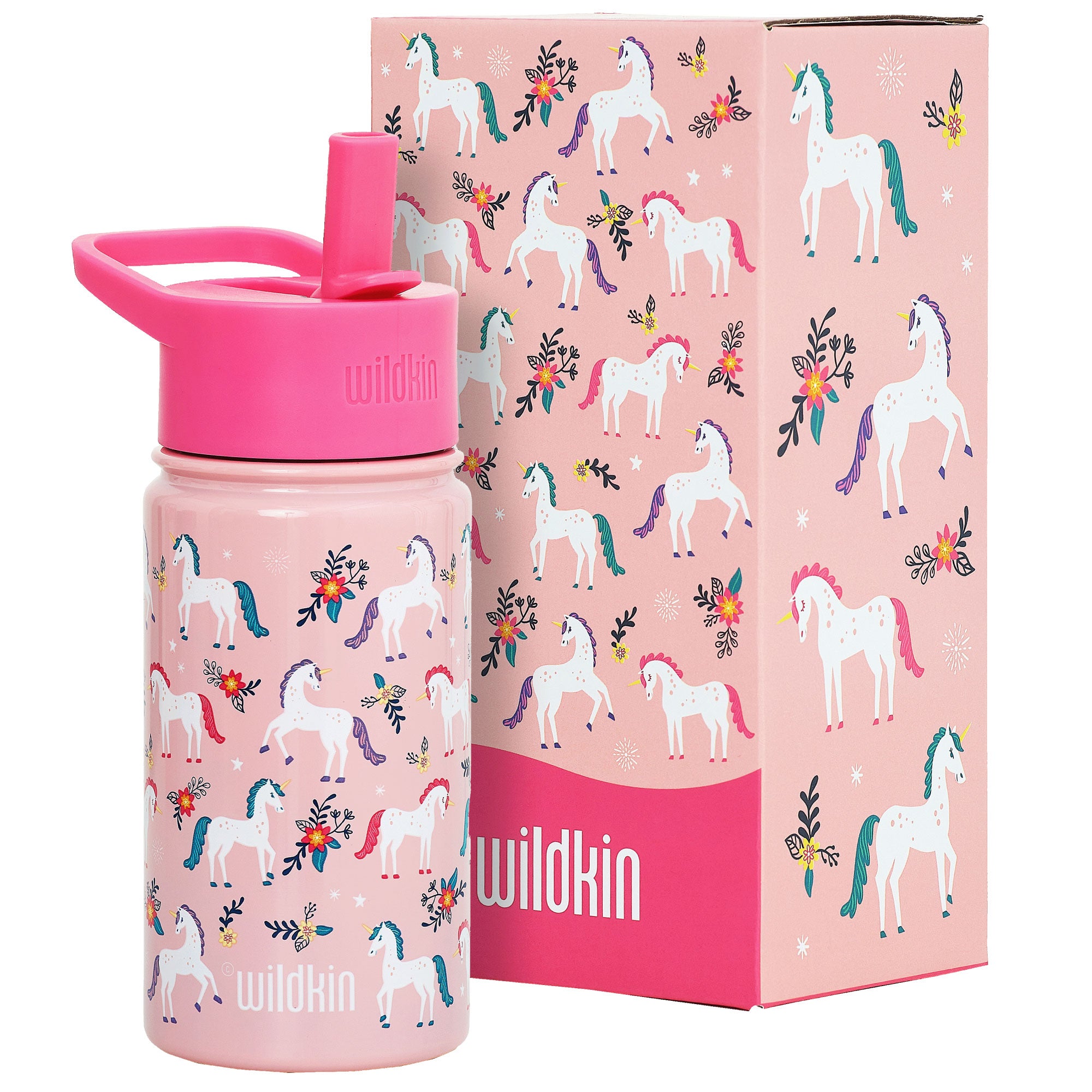 Magical Unicorns Steel Water Bottle
