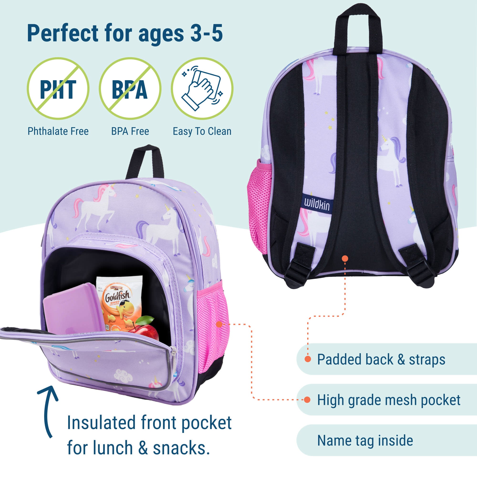 Unicorn 12 Inch Backpack