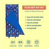 Robots Microfiber Kids Nap Mat