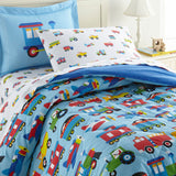 Trains, Planes & Trucks Cotton Bed in a Bag