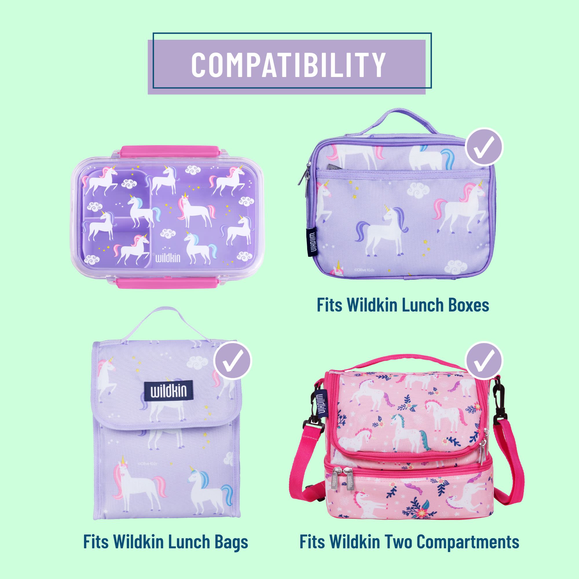 Wildkin Kids Bento Box (Unicorn)